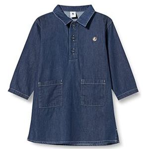 Petit Bateau A053C Set voor meisjes, denim, 12 Mois Femme, Denim, 12 mesi