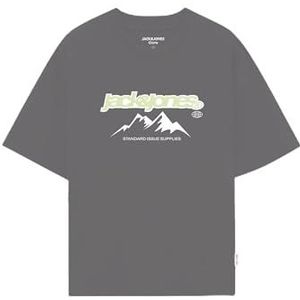 JACK & JONES Jcoflare Front Tee Ss Crew Neck FST, pavement, XS