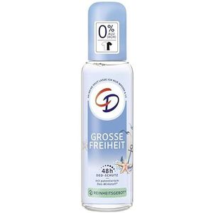 CD Deo-verstuiver 'Grote Vrijheid', 75 ml, deodorant zonder aluminiumzouten, 24 uur langdurige bescherming, geschikt voor de gevoelige huid, veganistische lichaamsverzorging