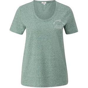 s.Oliver T-shirt voor dames met print op de rug, 65d0, 38