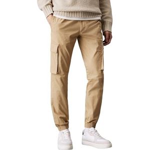 Calvin Klein Jeans Heren Skinny Cargo J30J326438, Cargo, Beige, 32W, Beige (travertijn), 32W