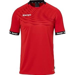 Kempa Wave 26 Shirt voor heren, sportshirt, korte mouwen, functioneel shirt, handbal, gym, fitness shirt