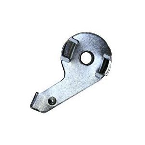 GARDINIA Plafondsteun voor aluminium gordijnrail LUNA, incl. montagemateriaal, metaal, 2 stuks