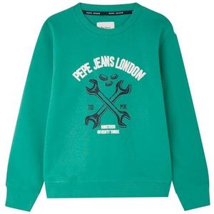 Pepe Jeans Bedford Jungle Green Sweatshirt voor kinderen, 12 jaar, groen (Jungle Green), 12 jaar