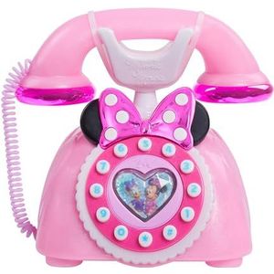 Just Play Draaibare telefoon Minni spreken met Me Disney Junior, met licht- en geluidseffecten, fantasiespel, speelgoed voor kinderen vanaf 3 jaar