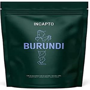 Incapto Specialiteit Koffiebonen | Single Origin Burundi | Espresso 100% Arabica | Koffiespecialiteit 87,75 SCA-punten | Hele Bonen Gebrand | Buhinyuza-Koffieplantage, Nyagishiru, 1kg