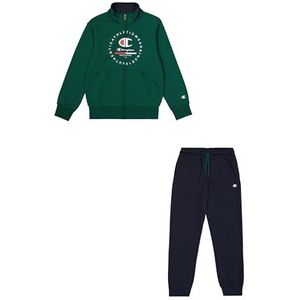 Champion Trainingspak voor kinderen en jongeren, flessengroen/marineblauw (HLG/NNY), 15-16 Jaar