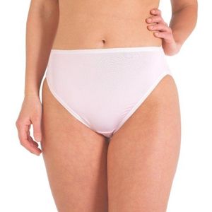 Fruit of the Loom Katoenen slipje voor dames (normale en grote maten) (pak van 6), Hi Cut - 6 Pack - Kleuren kunnen variëren, 40