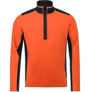 HEAD Men's Marty Midlayer voor heren, fluo oranje, XL, Fluo Oranje, XL