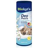 Biokat's Deo Pearls Cotton Blossom - Geparfumeerde strooiseltoevoeging, voor frisheid en vaste strooiselklonten in de kattenbak - 1 blikjes (1 x 700 g)
