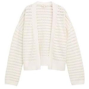 TOM TAILOR Denim Damesvest 1045620, 10332-gebroken wit, S, 10332 - Gebroken wit, S