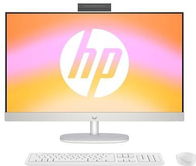 HP - All-in-One Desktop-pc - 27 inch - FHD-display - Wit - AMD Ryzen 5 7520U - 16 GB DDR5 RAM - 1 TB SSD - Windows 11 Home
