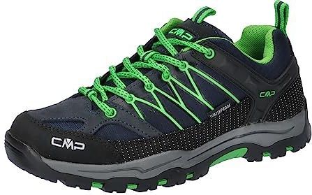 CMP KIDS RIGEL LOW TREKKING SHOES KIDS WP Unisex Kids Trekkingschoenen Low-Top, B.Blue-Gecko, 41 EU