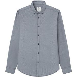 Springfield Herenhemd, staalblauw, maat L