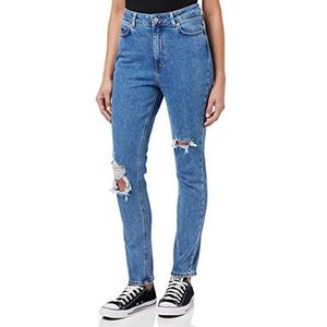 JACK & JONES JXBERLIN Slim HW CCE2003 B SN broek, Medium Blue Denim, 27/30, blauw (medium blue denim), 27W x 30L