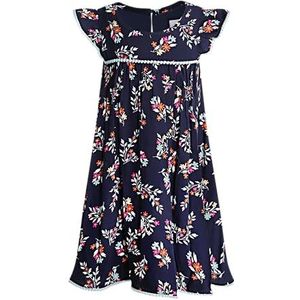 Happy Girls meisjesjurk kinderjurk, Donkerblauw, 98