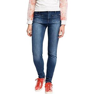 edc by ESPRIT Jeansbroek voor dames, blauw (Blue Medium Wash 902), 34W x 34L