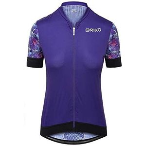 Briko Jerseyka Bloom Dames T-shirt, Paars, M, Paars, M