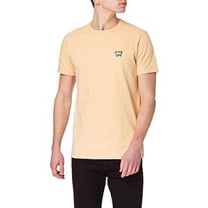 Wrangler Veg Tee T-shirt voor heren, Lovely Mango, L