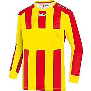 JAKO LA Milan Voetbalshirt voor kinderen, maat S Citroen/Rood