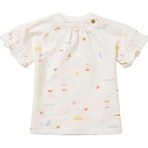 Noppies Baby Babymeisjes Top New Delhi Short Sleeve All Over Strapless shirt/Cami Shirt, Pristine-N021, 62, Pristine - N021, 62 cm