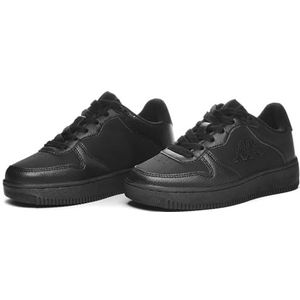 Kappa Logo Maserta Kid, gymschoenen voor kinderen en jongeren, Zwart, 32 EU