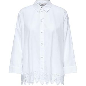ONLY - ONLGRACES TULUM - Blouse - Wit - Lange Mouw