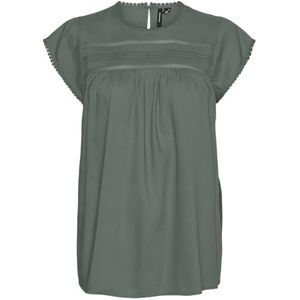 Vero Moda Damesblouse 10247943, groen (Laurel Wreath), S