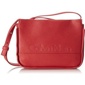 Calvin Klein Crossbody Clutch dames schoudertas, rood, één maat