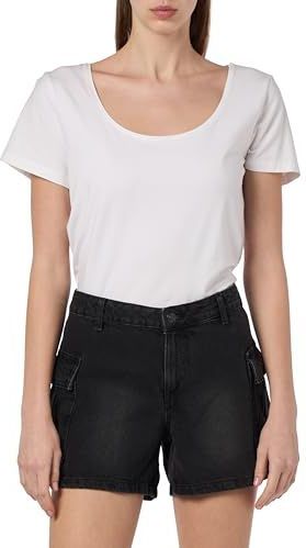 Noisy may Cargojeans 'SMILEY'  black denim