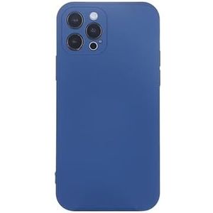 Bemory [Volledige bescherming] [antislip] telefoonhoes voor iPhone 14 ProMax 6,7 inch 2023, [militaire valbescherming, dunne TPU-hoes, blauw