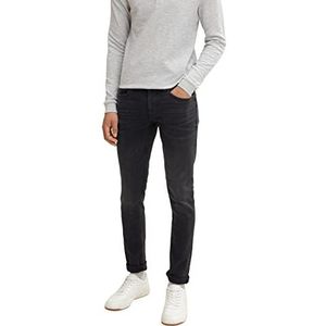 TOM TAILOR Denim Mannen jeans 202212 Culver Skinny, 10250 - Used Dark Stone Black Denim, 36W / 32L