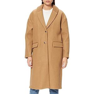 Vila Dames Vicallee wollen jas/Su-Noos, Tijgers Oog, 42