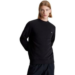 Calvin Klein Jeans Heren CK Embro Badge Crew Neck Sweatshirts Zwart, XXXL, zwart., 3XL grote maten