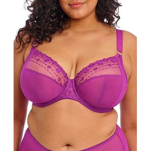 Elomi Women's Matilda Plus Size Underwire Plunge Bra, Hollyhock, 32G
