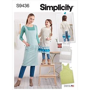 Simplicity Naaipatroon S9436 Schorten voor volwassenen en kinderen