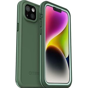 OtterBox Fre-hoes voor iPhone 14 Plus voor MagSafe, waterdicht (IP68), schokbestendig, vuilbestendig, gestroomlijnd en dun met ingebouwde schermbeschermer,5x getest volgens militaire standaard,Groen