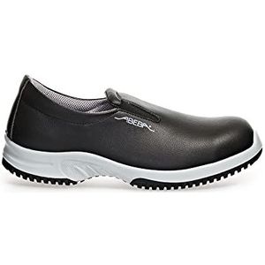 Proteq Veiligheidsschoenen, uni6 1741, slipper S2, keukenbestendig, stalen neus, uniseks veiligheidsschoenen, zwart (zwart), 35 EU