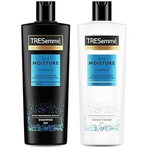 TRESemmé Rich Moisture Shampoo en Conditioner, voor droog, beschadigd haar 400 ml + 400 ml