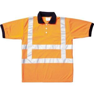 Polo, oranje in Coolmax