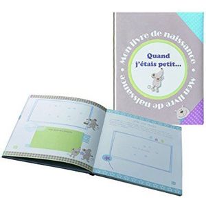 PMP LIVRE DE Naissance bedrukt Wenn ich Etais Petit Mouse grijs