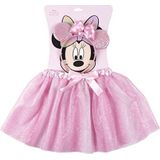 Minnie Mouse Beauty-set, roze, complete set, inclusief tutu en haarband in pure Minnie Mouse-stijl, origineel product ontworpen in Spanje