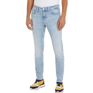 Tommy Jeans Heren Jeans Slim Tapered Fit, denim, 36W x 34L