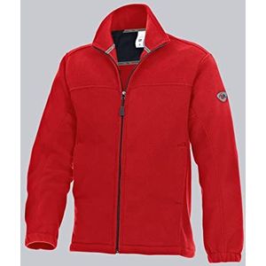 BP 1872-646-81-3XL fleece jas, opstaande kraag en arm-hefsysteem, 270,00 g/m² 100% polyester, rood, 3XL