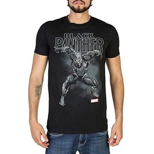 Black Panther Heren Black Panther Strike T-shirt, zwart (Black Blk), S UK, Zwart, S