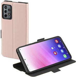 Hama Hoes voor mobiele telefoon voor Samsung Galaxy A53 5G (beschermhoes met kaartenvak, inklapbare Samsung A53 hoes met magneetsluiting en standfunctie) roze, 00177906