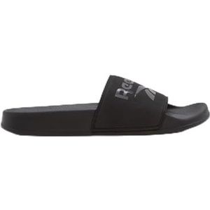 Reebok Unisex RBK Full Slide sandalen, 34,5 EU, zwart, 34.5 EU