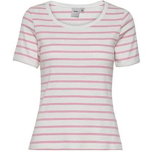 ICHI IHLOUISANY T-shirt voor dames, korte mouwen, ronde hals, Shocking Pink (172127), XXL