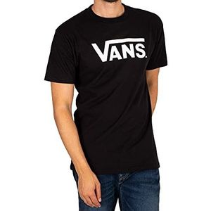 Vans Heren Classic Drop V T-shirt, Zwart-wit, XL