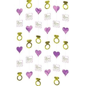 Love Always and Forever String Decorations 2m /6